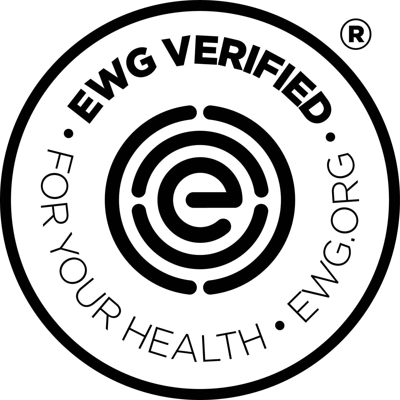 EWG Verified logo with text 'For Your Health' and website 'EWG.org'.